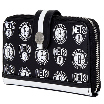 Loungefly: NBA Brooklyn Nets Logo Wallet - Bards & Cards