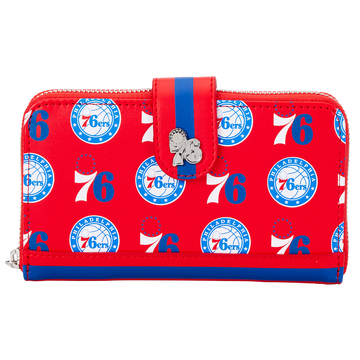Loungefly: NBA Philly 76ers Logo Wallet - Bards & Cards