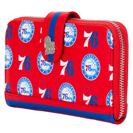 Loungefly: NBA Philly 76ers Logo Wallet - Bards & Cards