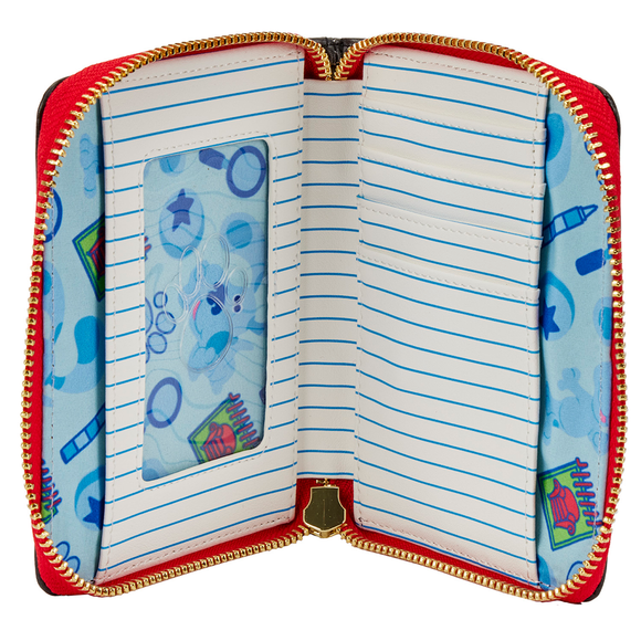 Loungefly: Blues Clues Handy Dandy Notebook Zip Around Wallet - Bards & Cards