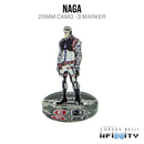 Infinity 3D Markers: Naga (25mm Camo -3) - Bards & Cards