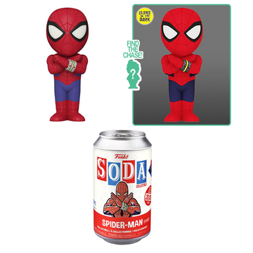 Funko Vinyl SODA: Marvel - Japanese Spider-Man Vinyl Figure Previews Exclusive (PX) - Bards & Cards