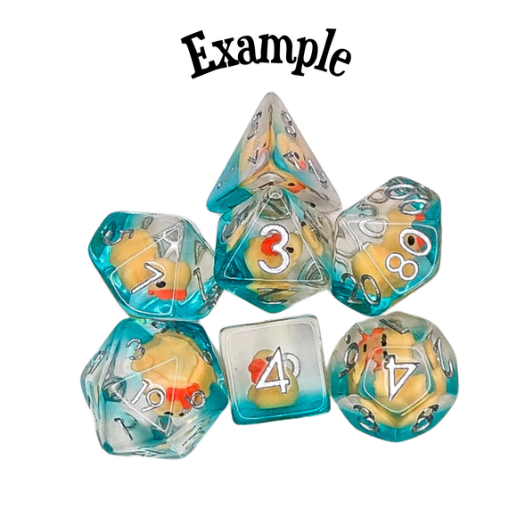 MDG Filled/Inclusion Mystery Dice - Bards & Cards