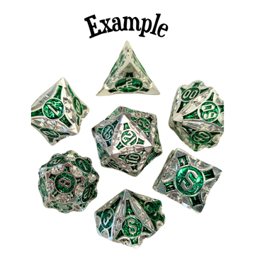 MDG Metal Mystery Dice Set - 0