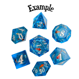 MDG Liquid Core Mystery Dice Set - Bards & Cards