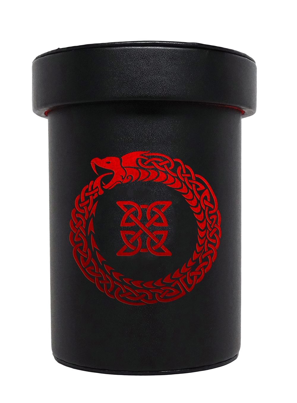 Over Sized Dice Cup - Ouroboros Design - Bards & Cards