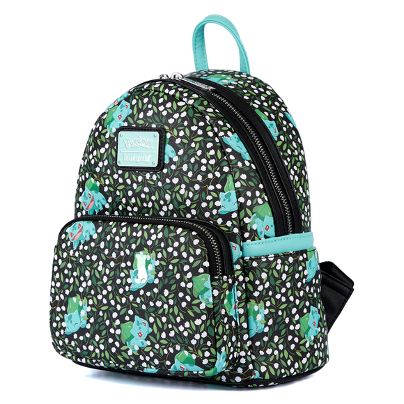 Loungefly: Pokemon Bulbasaur Aop Mini Backpack - Bards & Cards