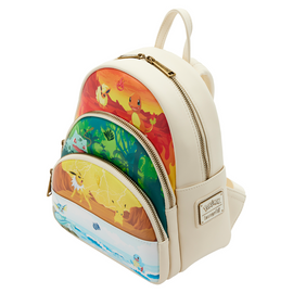 Loungefly: Pokemon - Elements Triple Pocket Mini Backpack - Bards & Cards