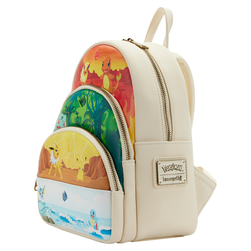 Loungefly: Pokemon - Elements Triple Pocket Mini Backpack