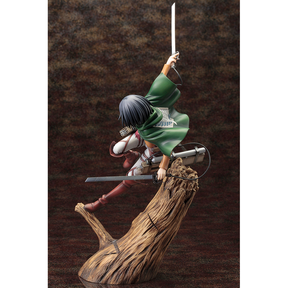 KOTOBUKIYA ARTFX J: Attack on Titan - Mikasa Ackerman Renewal Package Ver. 1/7 Scale Figure - Bards & Cards