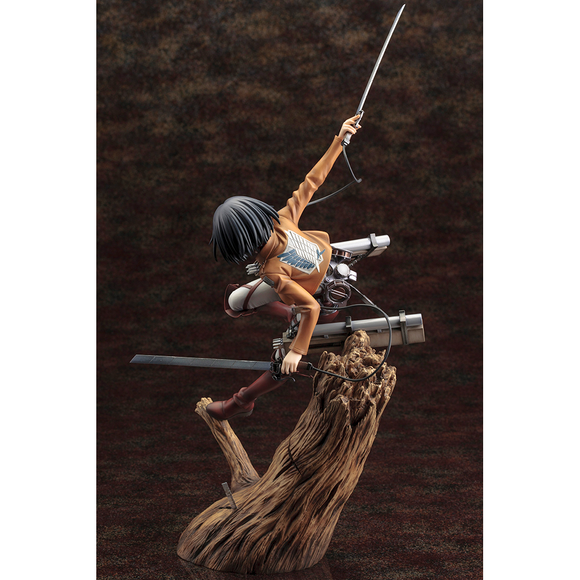 KOTOBUKIYA ARTFX J: Attack on Titan - Mikasa Ackerman Renewal Package Ver. 1/7 Scale Figure - Bards & Cards