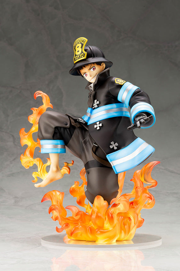 KOTOBUKIYA ARTFX J: Fire Force - Shinra Kusakabe - Bards & Cards