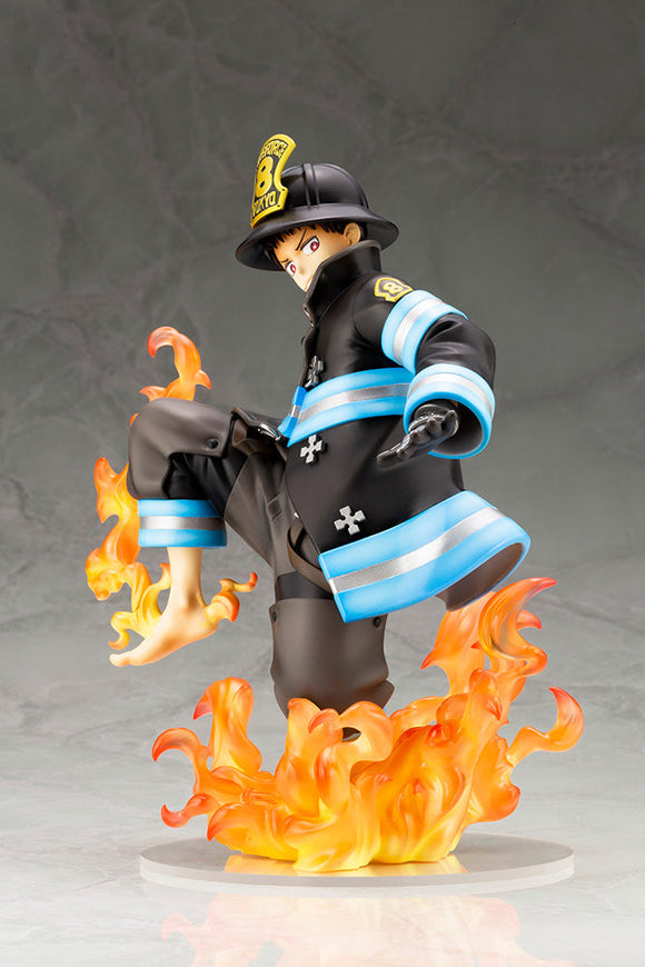 KOTOBUKIYA ARTFX J: Fire Force - Shinra Kusakabe - Bards & Cards