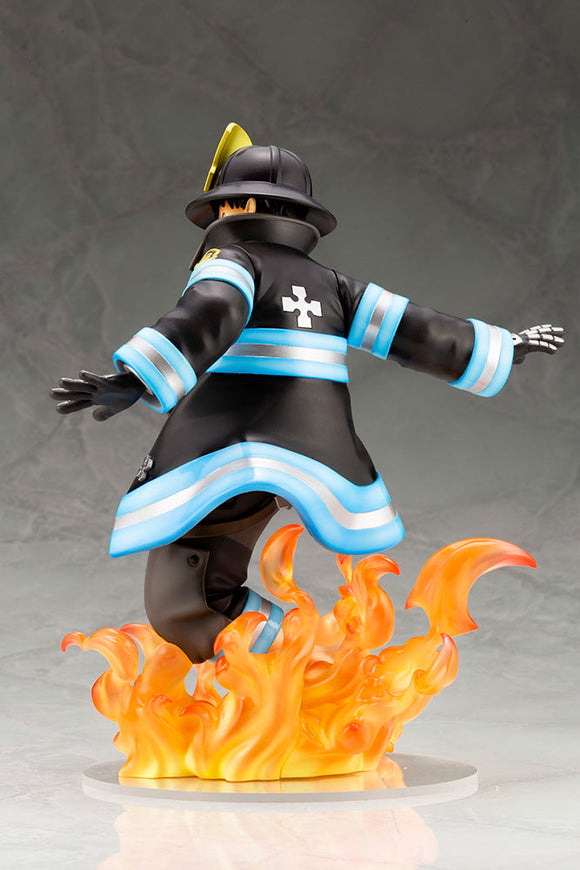 KOTOBUKIYA ARTFX J: Fire Force - Shinra Kusakabe - Bards & Cards