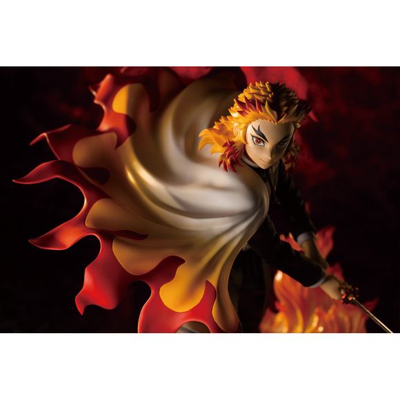 KOTOBUKIYA ARTFX J: Demon Slayer: Kimetsu no Yaiba - Kyojuro Rengoku - Bards & Cards