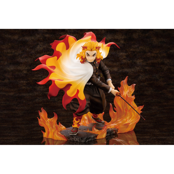 KOTOBUKIYA ARTFX J: Demon Slayer: Kimetsu no Yaiba - Kyojuro Rengoku - Bards & Cards