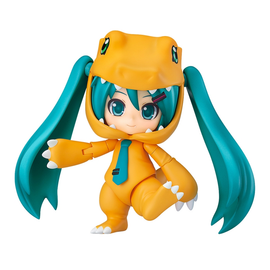 Nendoroid: Vocaloid - Hatsune Miku (Kigurumi Agumon Ver.) #1439 - Bards & Cards