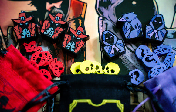 Pagan: Fate of Roanoke - Wooden Token Set - Bards & Cards