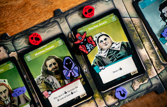 Pagan: Fate of Roanoke - Wooden Token Set - Bards & Cards