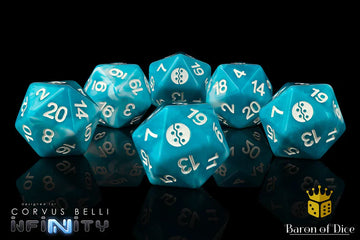 INFINITY: PANOCEANIA, DICE SET - Bards & Cards
