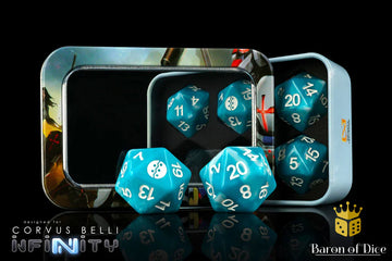 INFINITY: PANOCEANIA, DICE SET - Bards & Cards
