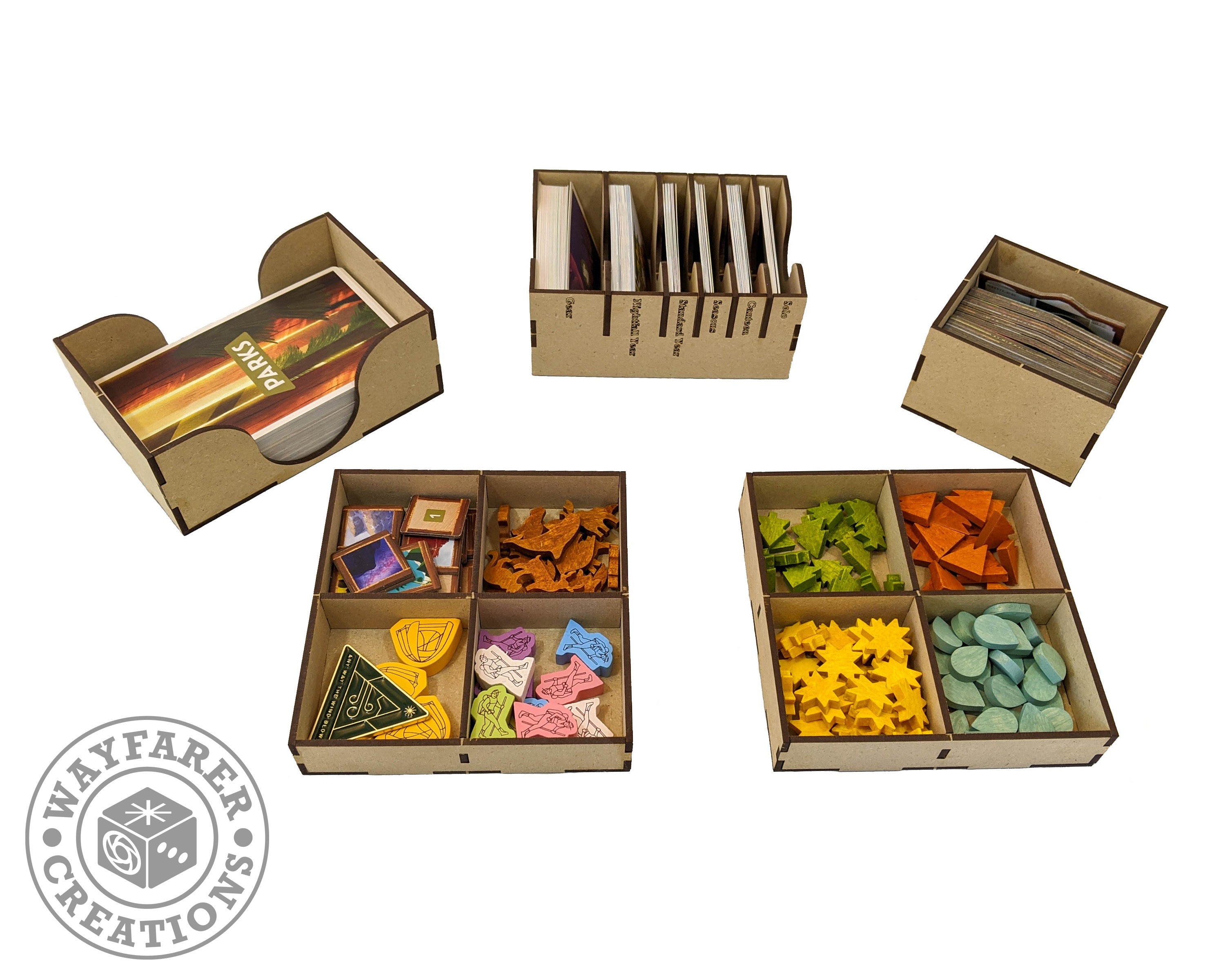 Parks Board Game Organizer Insert - 0