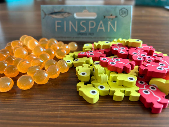Finspan Upgrade Pack (Wooden Tokens & Squishy Eggs) - Bards & Cards