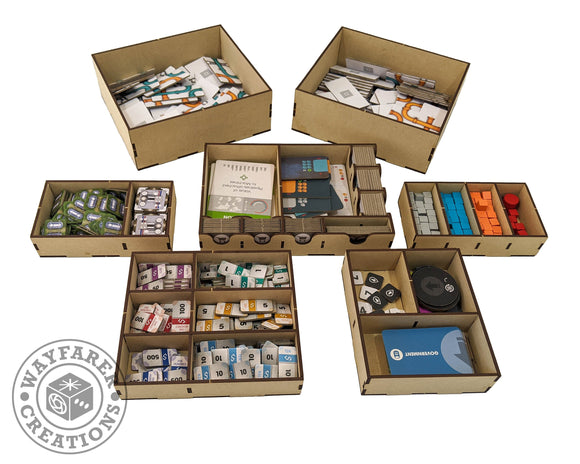Pipeline Board Game Organizer Insert - Bards & Cards