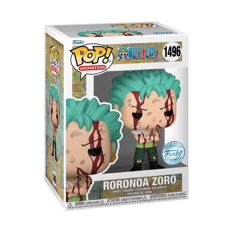 Funko POP! One Piece - Zoro (Nothing Happened) Vinyl Figure #1496 Special Edition Exclusive [READ DESCRIPTION]