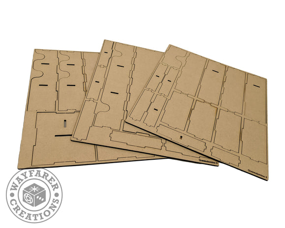 Queendomino Board Game Organizer Insert - Bards & Cards