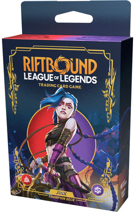Riftbound - League of Legends TCG: Origins Champion Deck  - Jinx - Bards & Cards