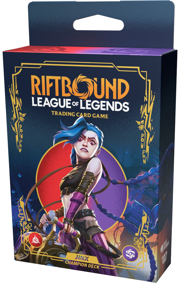 Riftbound - League of Legends TCG: Origins Champion Deck  - Jinx - Bards & Cards