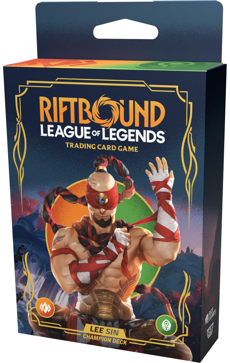 Riftbound - League of Legends TCG: Origins Champion Deck - Lee Sin - Bards & Cards