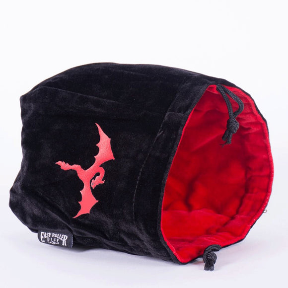 Wyvern Reversible Microfiber Self-Standing Large Dice Bag - Bards & Cards