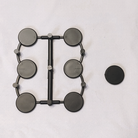 Recycled Plastic Miniatures Bases 1" Round [Replay] - Bards & Cards