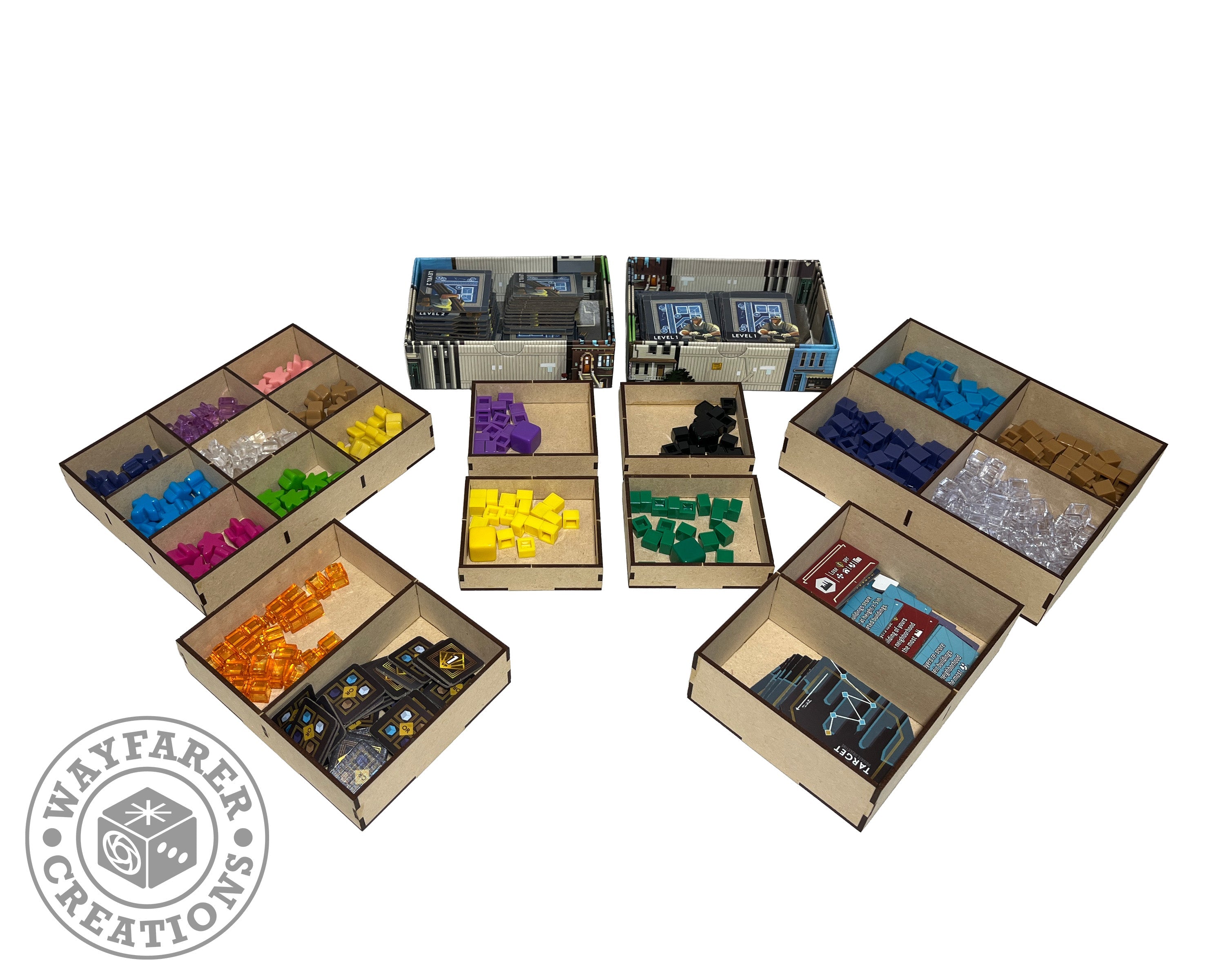 Rolling Heights Board Game Organizer Insert - 0