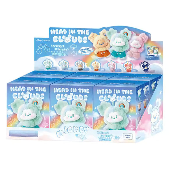 MINISO Mickey Head in The Clouds Plush Series Blind Box - Bards & Cards
