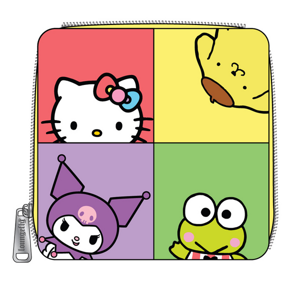 Loungefly: Sanrio - Hello Kitty And Friends Color Block Wallet - Bards & Cards