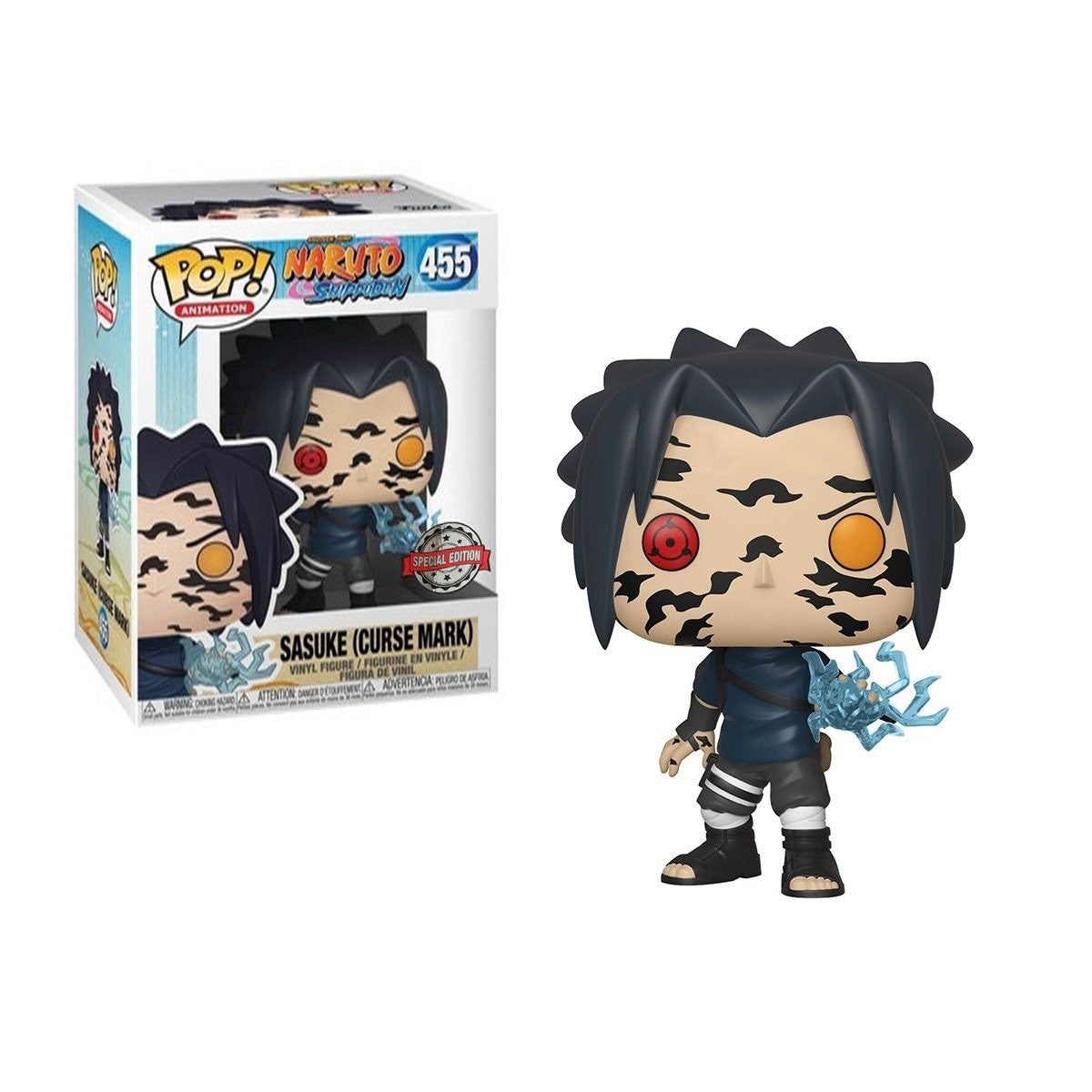 Funko POP! Naruto Shippuden - Sasuke (Curse Mark) Vinyl Figure #455 Special Edition Exclusive [READ DESCRIPTION]