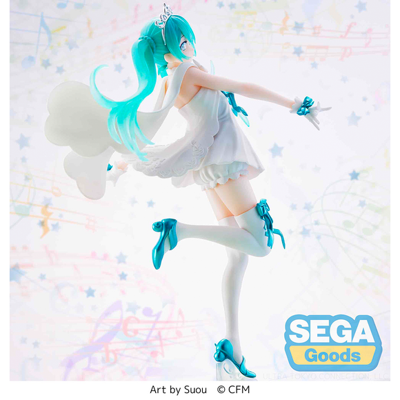SEGA: Vocaloid: Hatsune Miku - 15th Anniversary (SUOU Ver.) Super Premium Figure - Bards & Cards