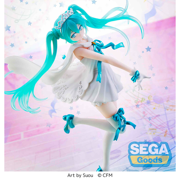 SEGA: Vocaloid: Hatsune Miku - 15th Anniversary (SUOU Ver.) Super Premium Figure - Bards & Cards