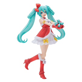 [PRE-ORDER] SEGA: Vocaloid - Hatsune Miku (2022 Christmas Ver.) Super Premium Figure - Bards & Cards