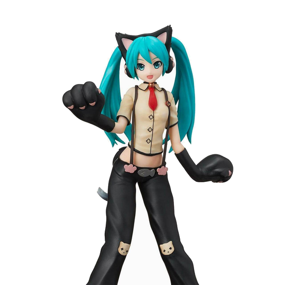 SEGA: Hatsune Miku: Project DIVA Arcade Future Tone - Miku Hatsune (Nyanko) SPM Figure - Bards & Cards