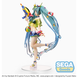 SEGA: Vocaloid - Hatsune Miku (Splash Parade) Super Premium Figure - Bards & Cards