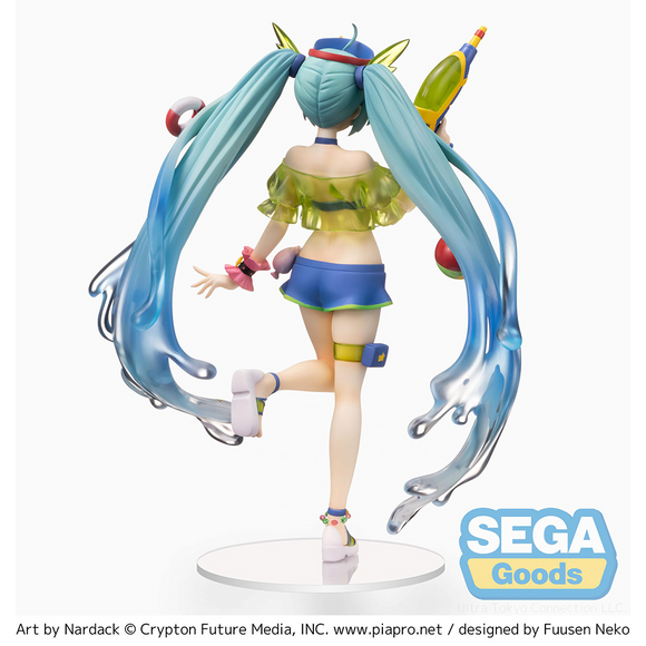 SEGA: Vocaloid - Hatsune Miku (Splash Parade) Super Premium Figure - Bards & Cards