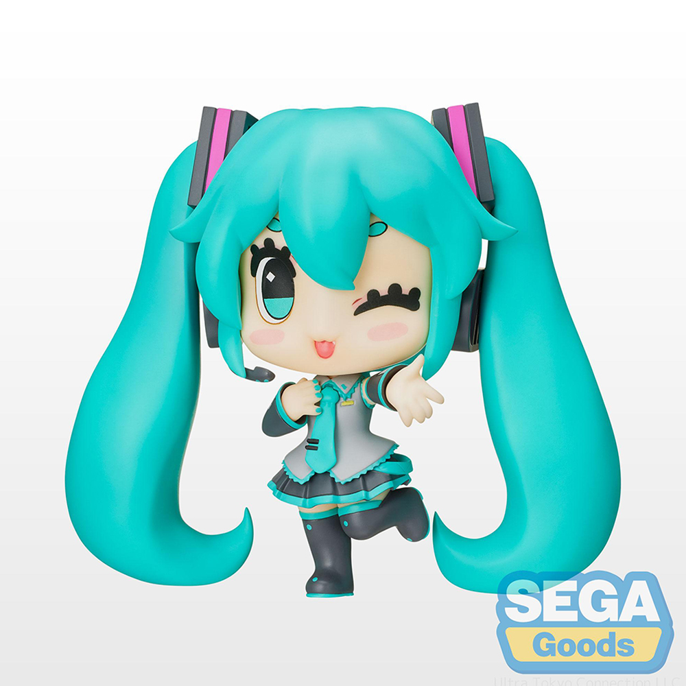 SEGA: Vocaloid Chubby Collection - Hatsune Miku (Normal Color) Figure - 0