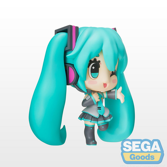 SEGA: Vocaloid Chubby Collection - Hatsune Miku (Normal Color) Figure - Bards & Cards