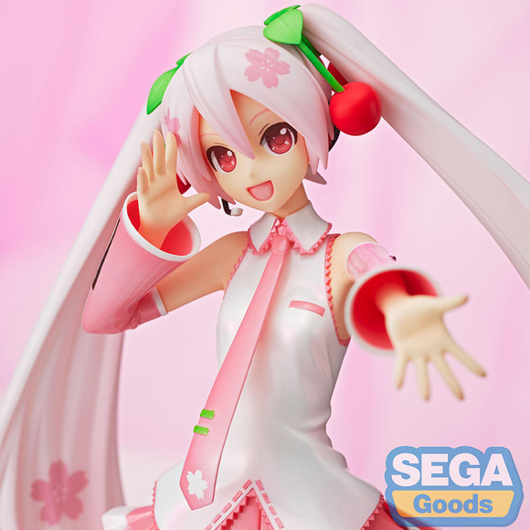 SEGA: Vocaloid: Hatsune Miku - Sakura Miku (Ver. 3) Super Premium Figure - Bards & Cards