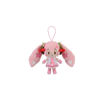 SEGA: Vocaloid - Sakura Miku (Blank Look) MP Fluffy Mascot Plush - Bards & Cards