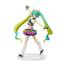 SEGA FIGURIZM: Vocaloid - DIVA MEGA39's Hatsune Miku (Catch the Wave) Figure - Bards & Cards